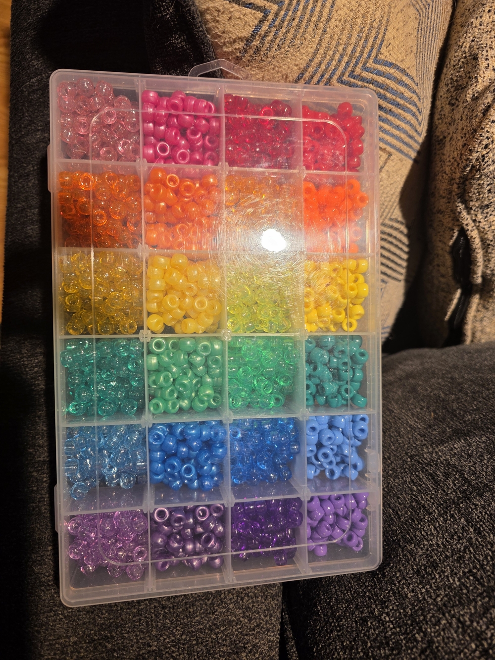 Multicolor Pony Bead Storage Kit - Assorted Colors And Alphabet
